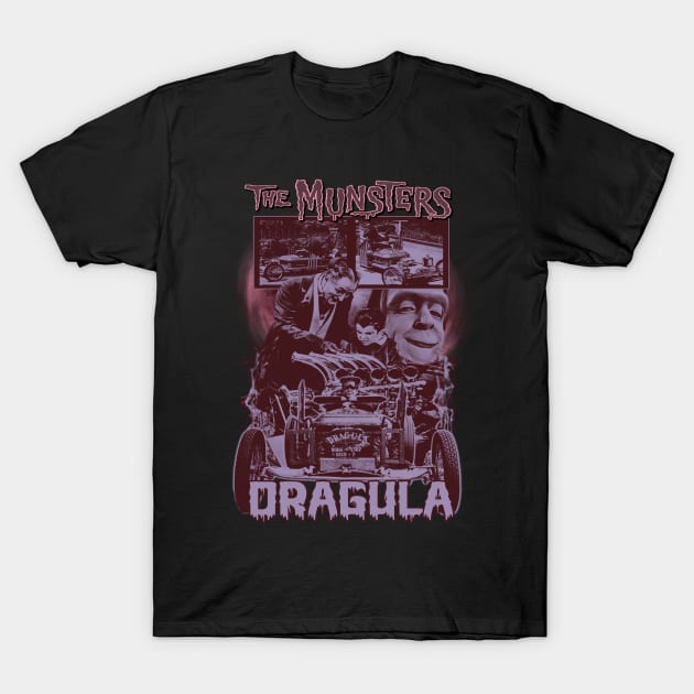 The Munsters. Dragula. (Version 2) T-Shirt by The Dark Vestiary